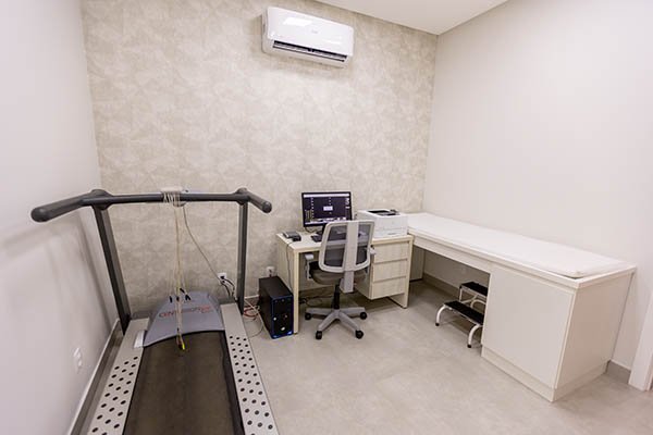 Sala do teste ergométrico